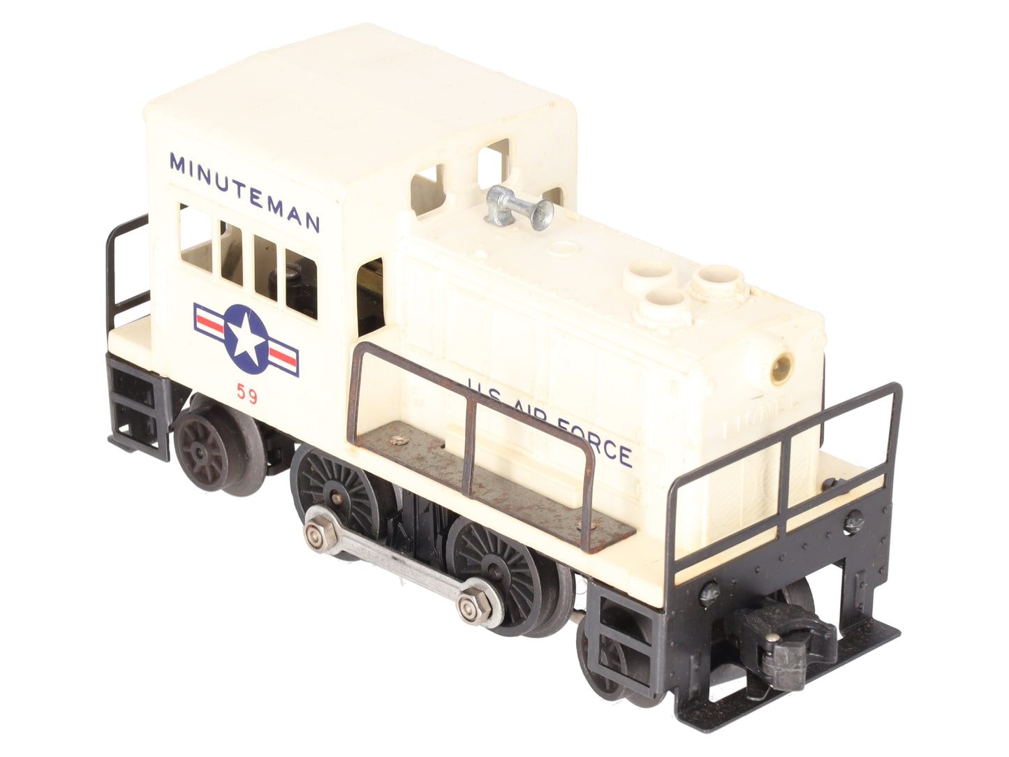 Lionel 59 Vintage O Air Force Minuteman 2-4-2 Gas Turbine Switcher VG
