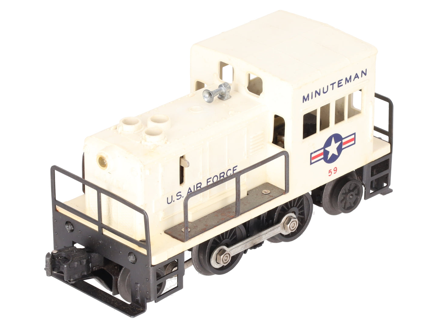 Lionel 59 Vintage O Air Force Minuteman 2-4-2 Gas Turbine Switcher VG
