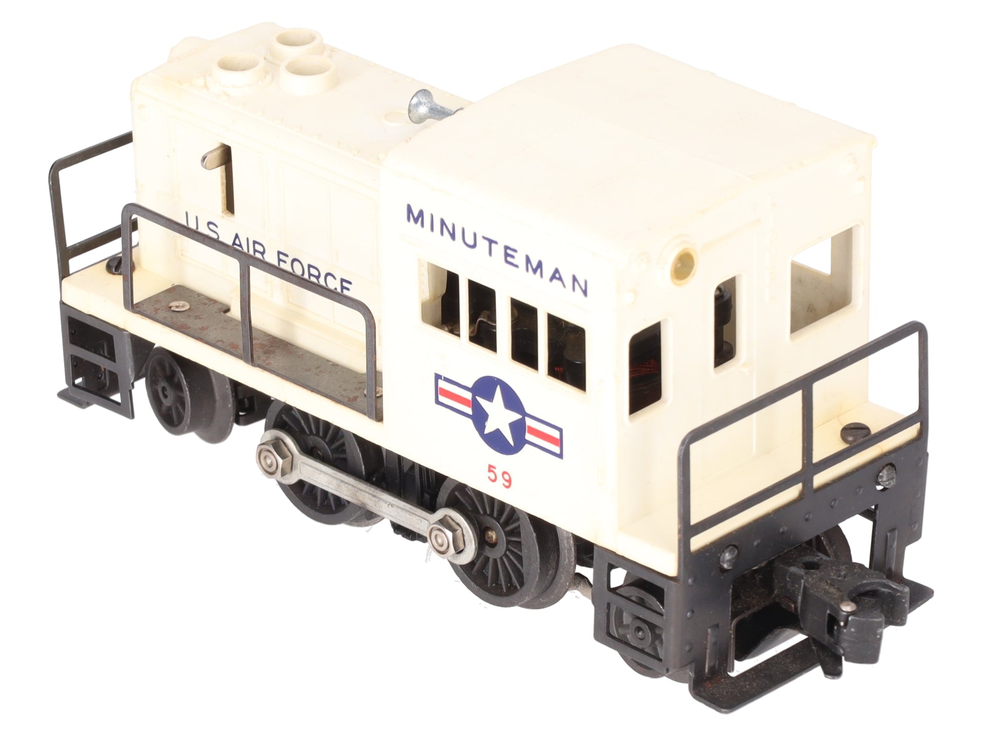 Lionel 59 Vintage O Air Force Minuteman 2-4-2 Gas Turbine Switcher VG