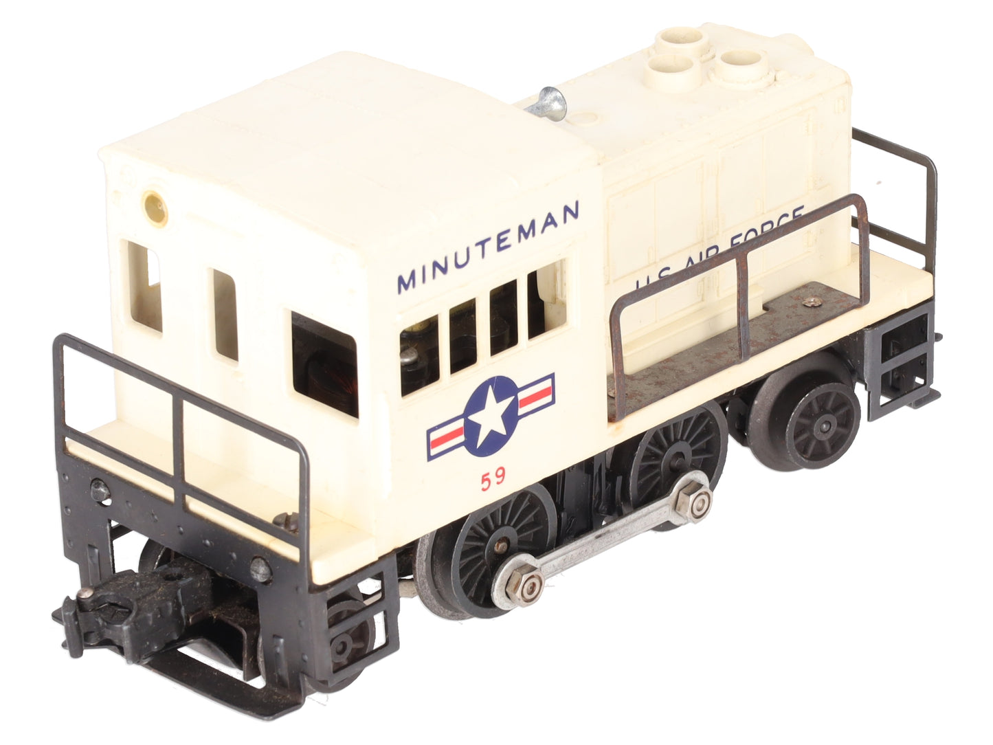 Lionel 59 Vintage O Air Force Minuteman 2-4-2 Gas Turbine Switcher VG