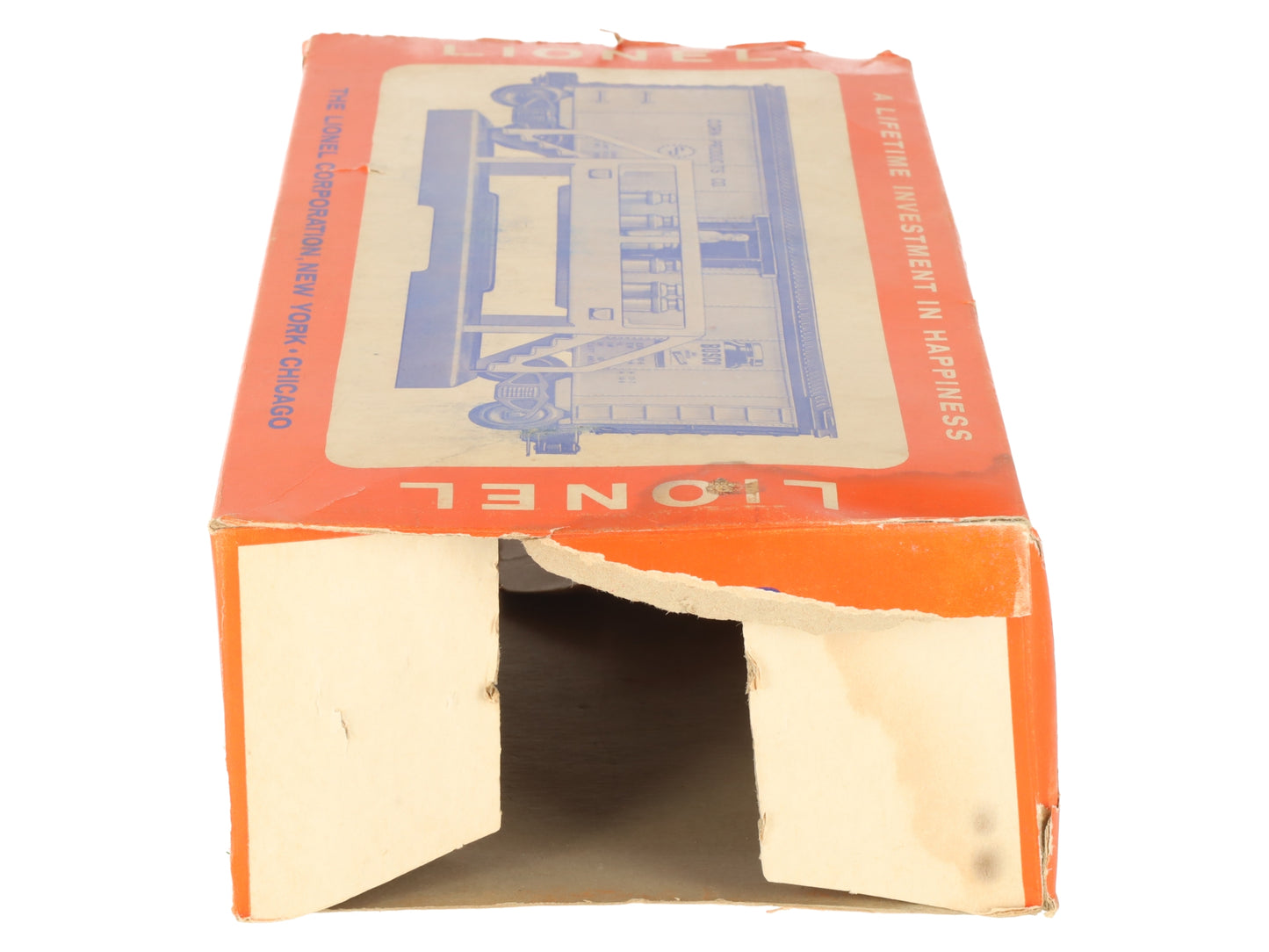 Lionel 3672 Vintage O Operating Bosco Milk Car with Platform VG/Box
