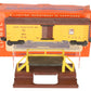 Lionel 3672 Vintage O Operating Bosco Milk Car with Platform VG/Box