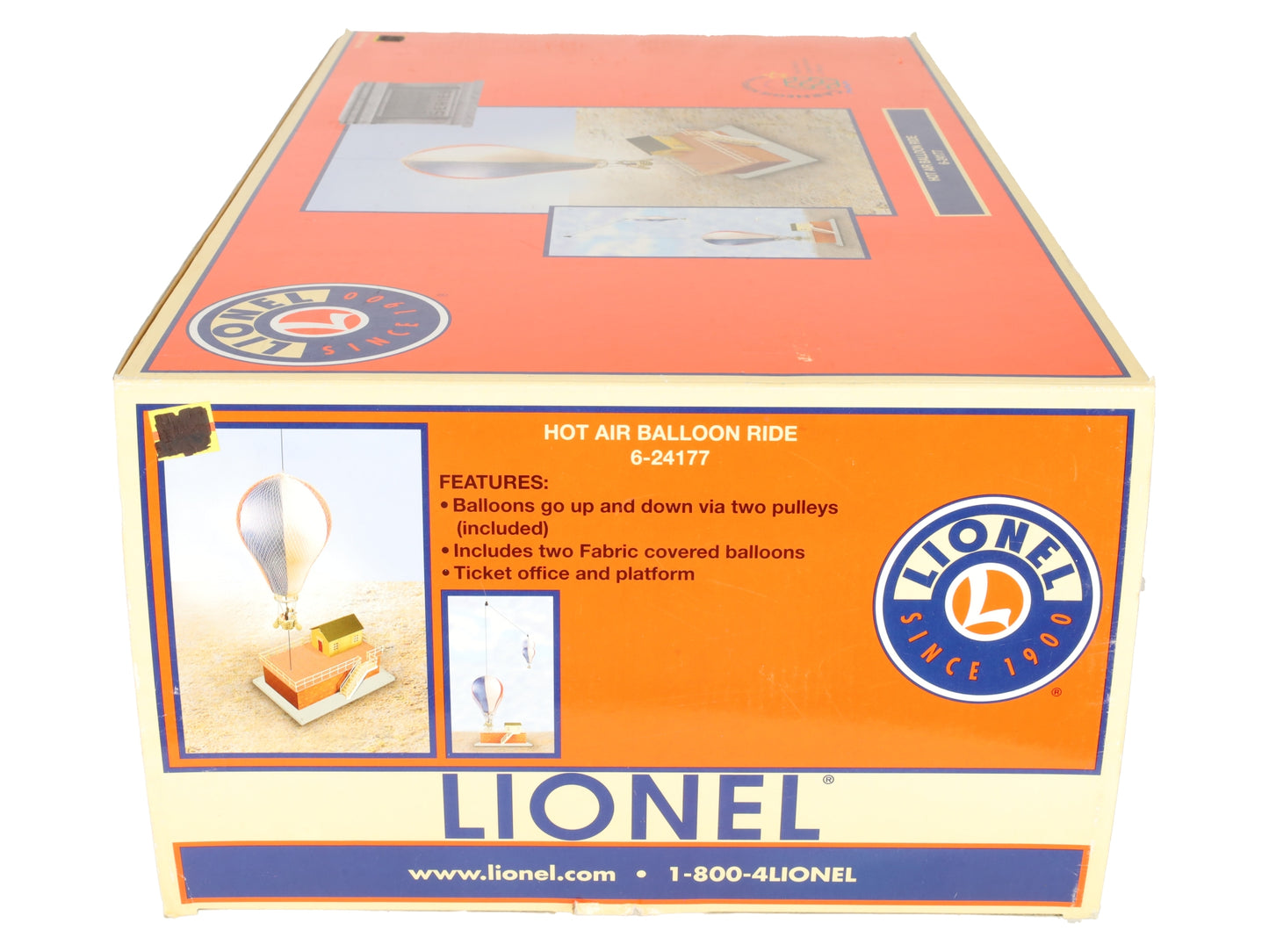 Lionel 6-24177 O Gauge Hot Air Balloon Ride EX/Box