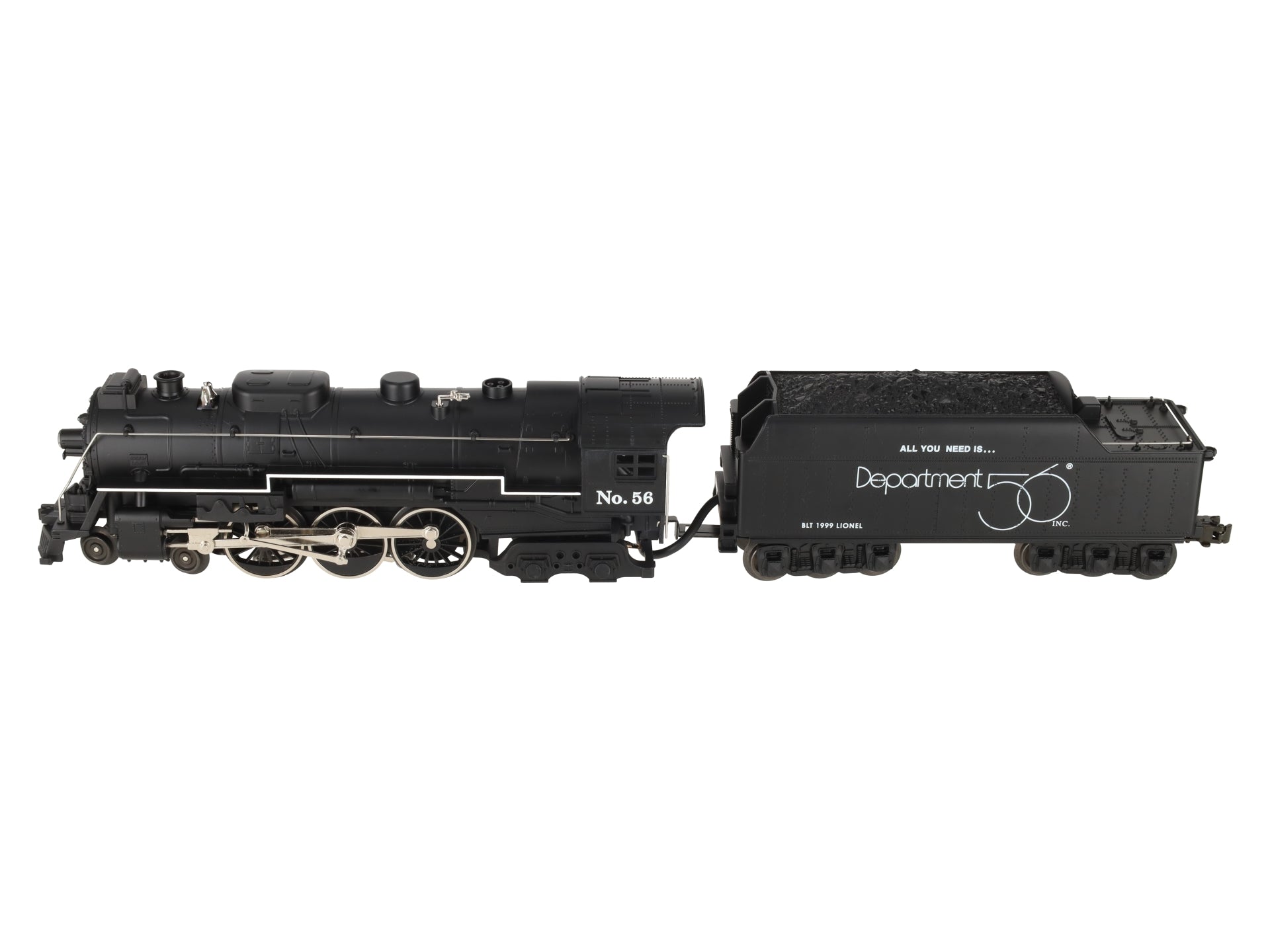 Lionel 6-52175 O Dept. 56 4-6-4 Hudson Steam Loco & Tender #56 EX/Box