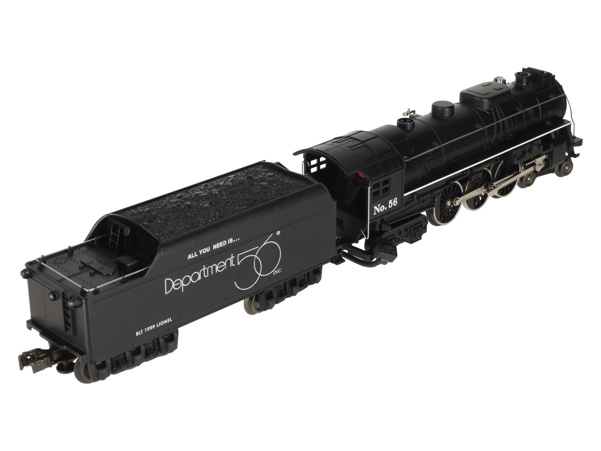 Lionel 6-52175 O Dept. 56 4-6-4 Hudson Steam Loco & Tender #56 EX/Box