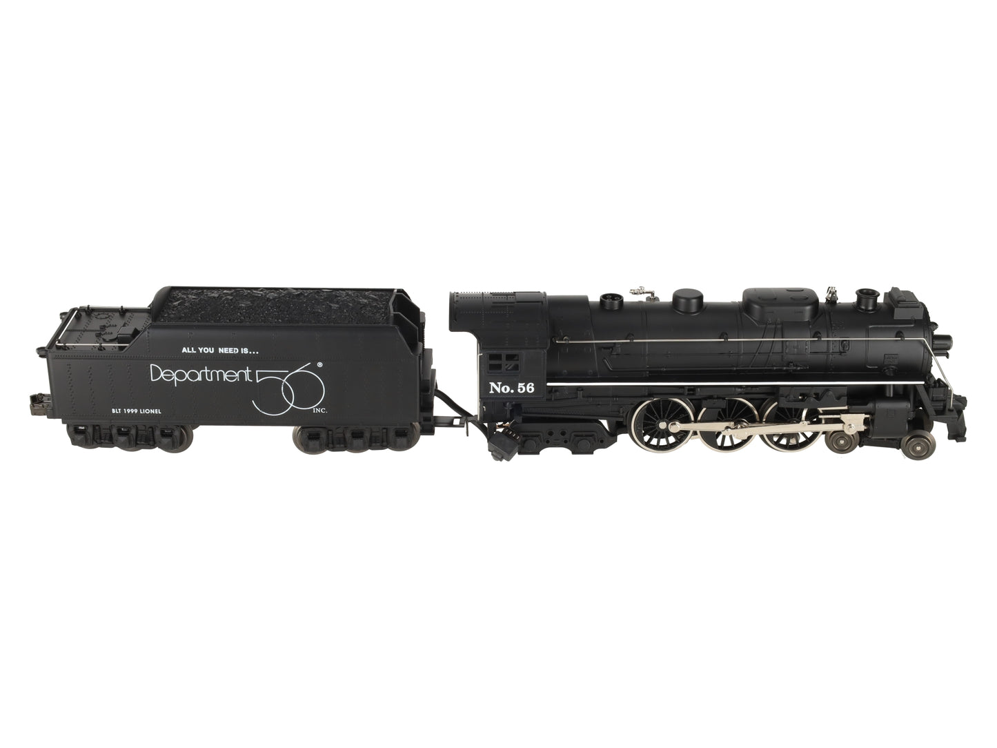 Lionel 6-52175 O Dept. 56 4-6-4 Hudson Steam Loco & Tender #56 EX/Box