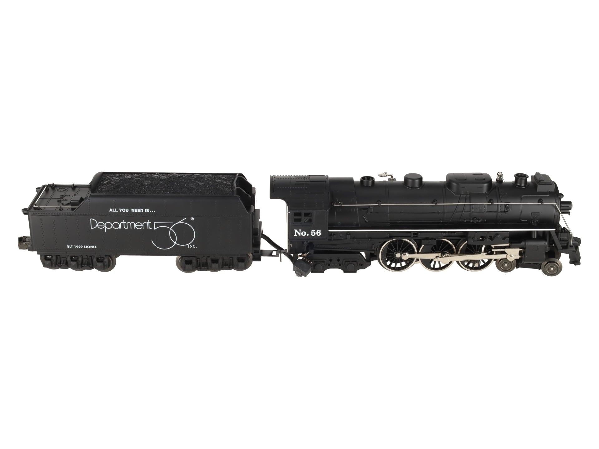 Lionel 6-52175 O Dept. 56 4-6-4 Hudson Steam Loco & Tender #56 EX/Box