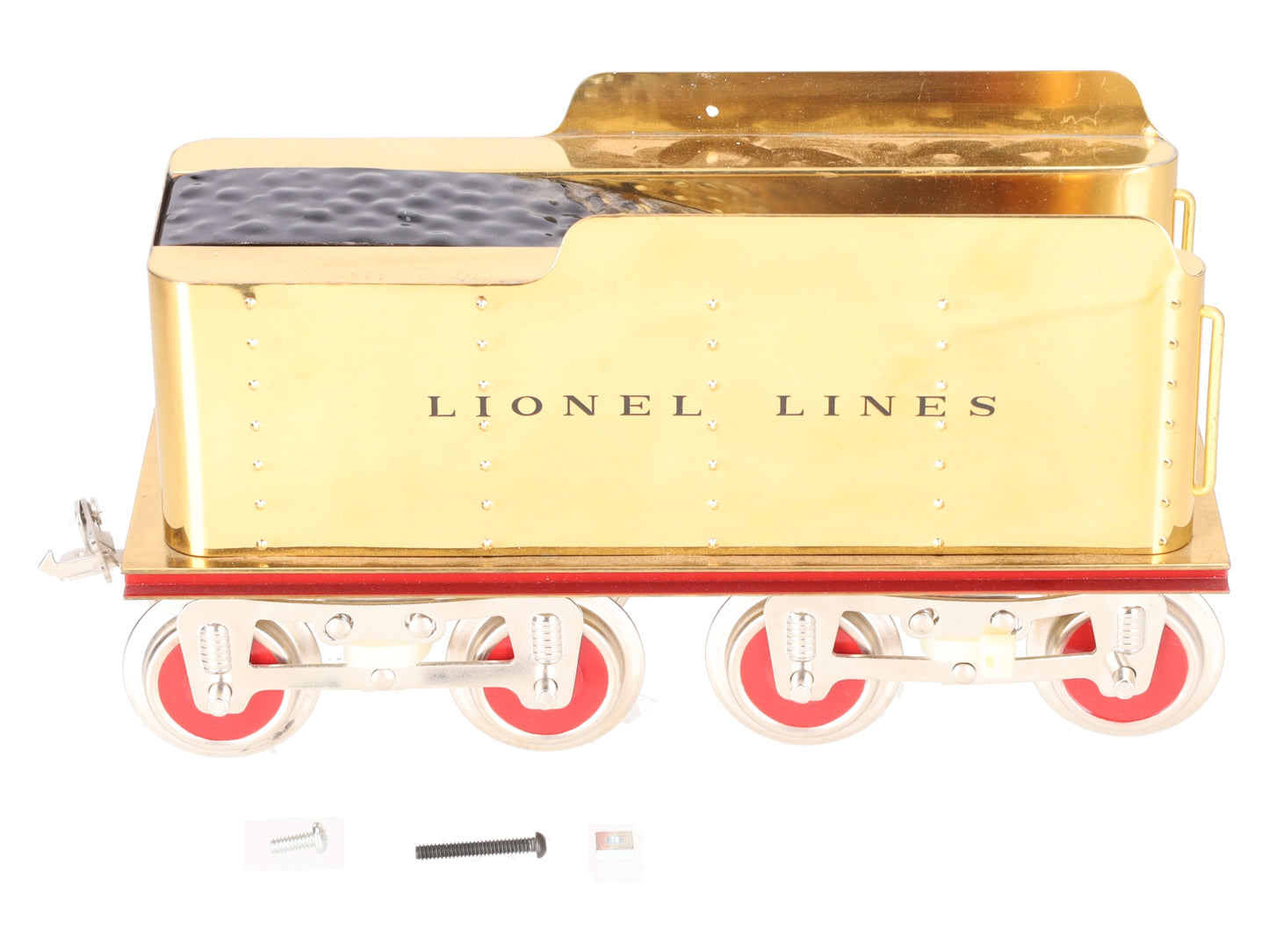 MTH Standard Gauge Lionel Remake Gold Tinplate Tender VG