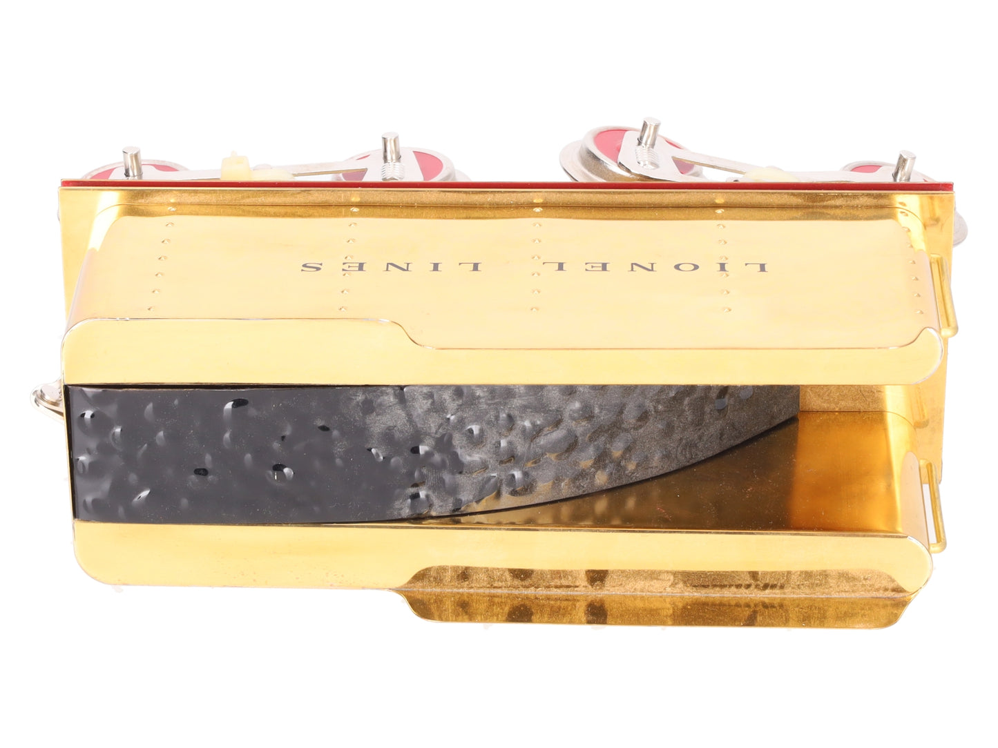 MTH Standard Gauge Lionel Remake Gold Tinplate Tender VG