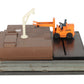 Lionel 264 Vintage O Operating Forklift Platform with 6264 Lumber Car EX/Box