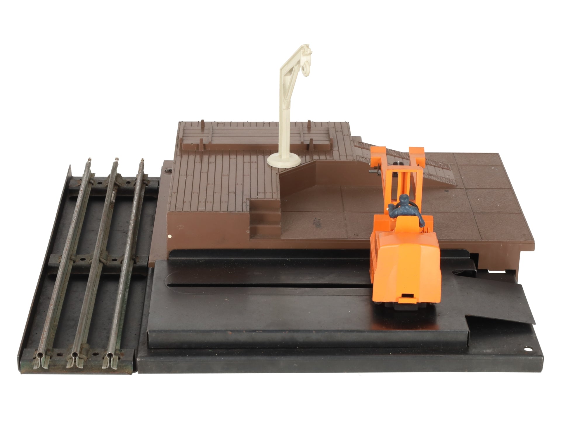 Lionel 264 Vintage O Operating Forklift Platform with 6264 Lumber Car EX/Box