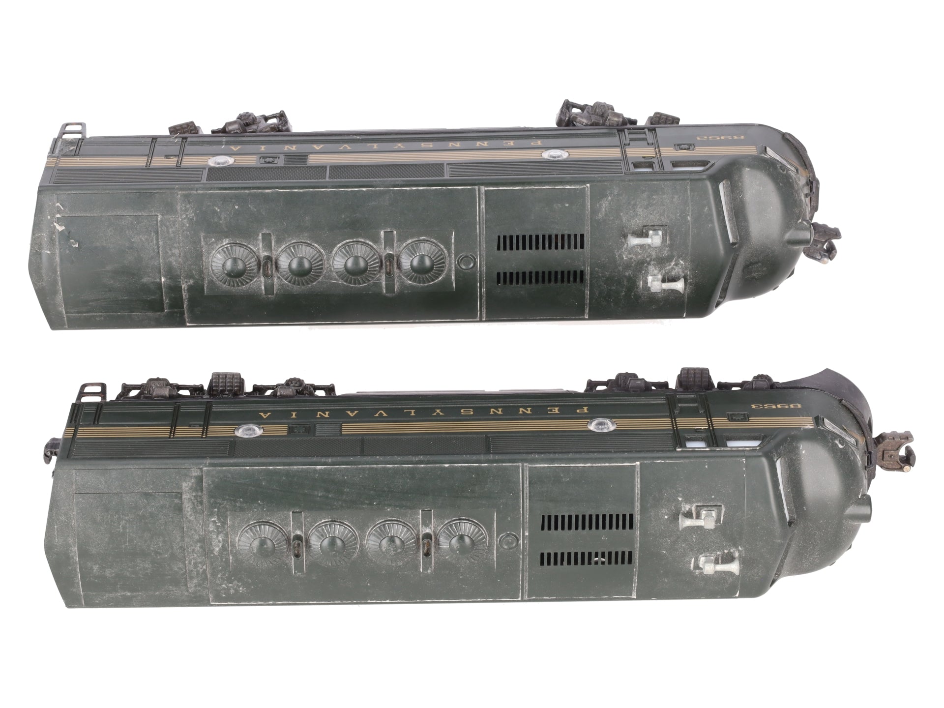 Lionel 6-8952 O Gauge Pennsylvania F-3 AA Diesel Locomotive Set VG