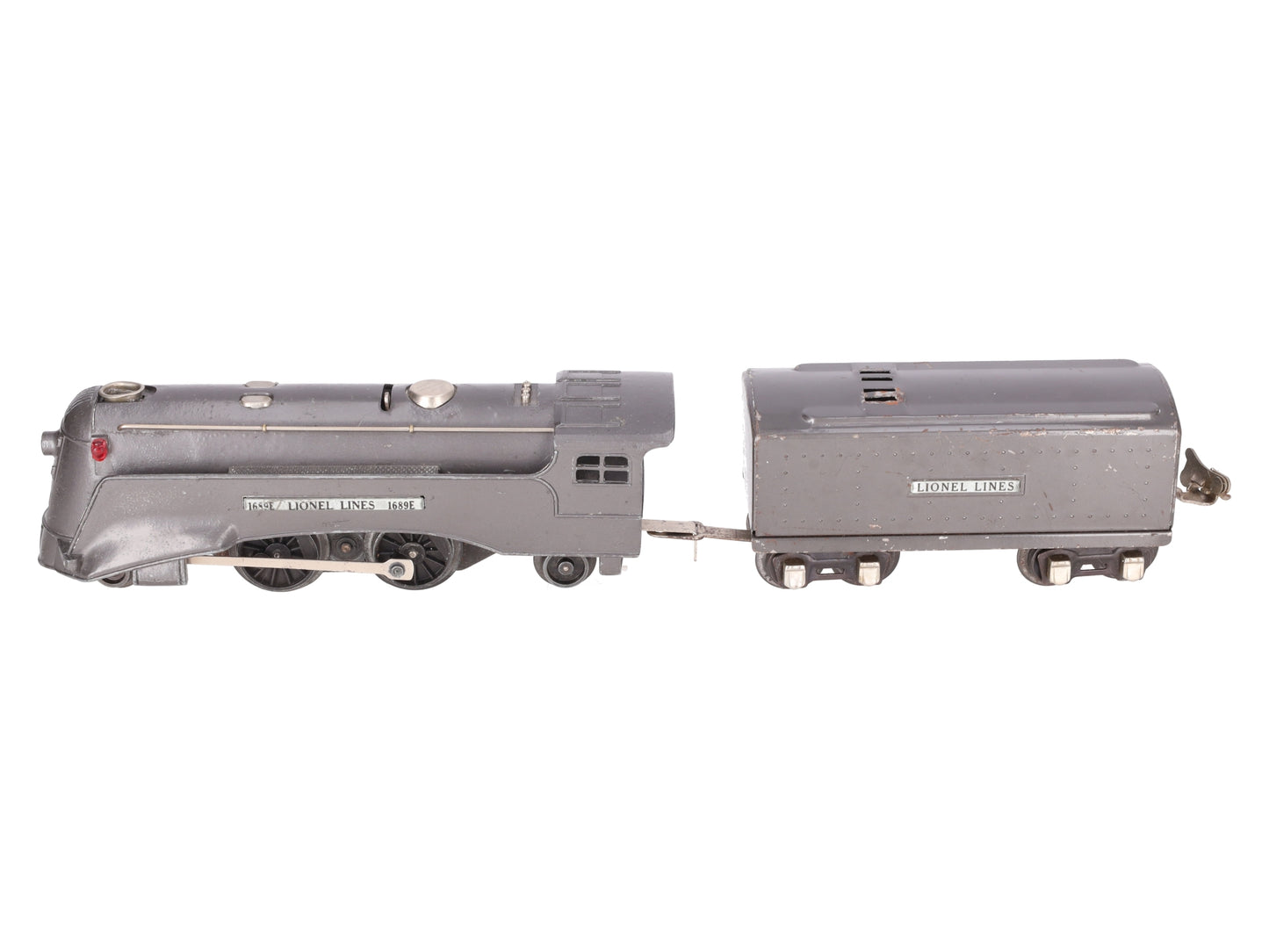 Lionel 1689E Vintage O Steam Locomotive & Tender VG
