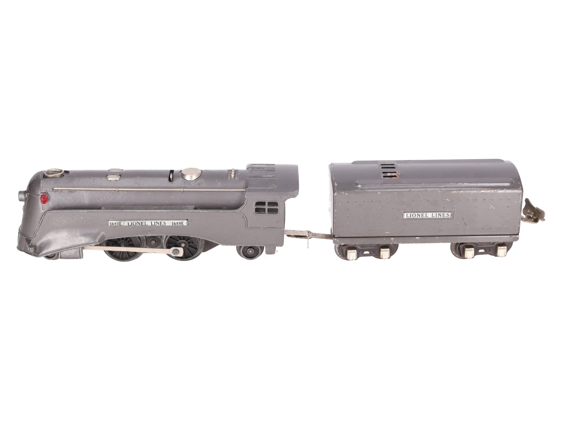 Lionel 1689E Vintage O Steam Locomotive & Tender VG