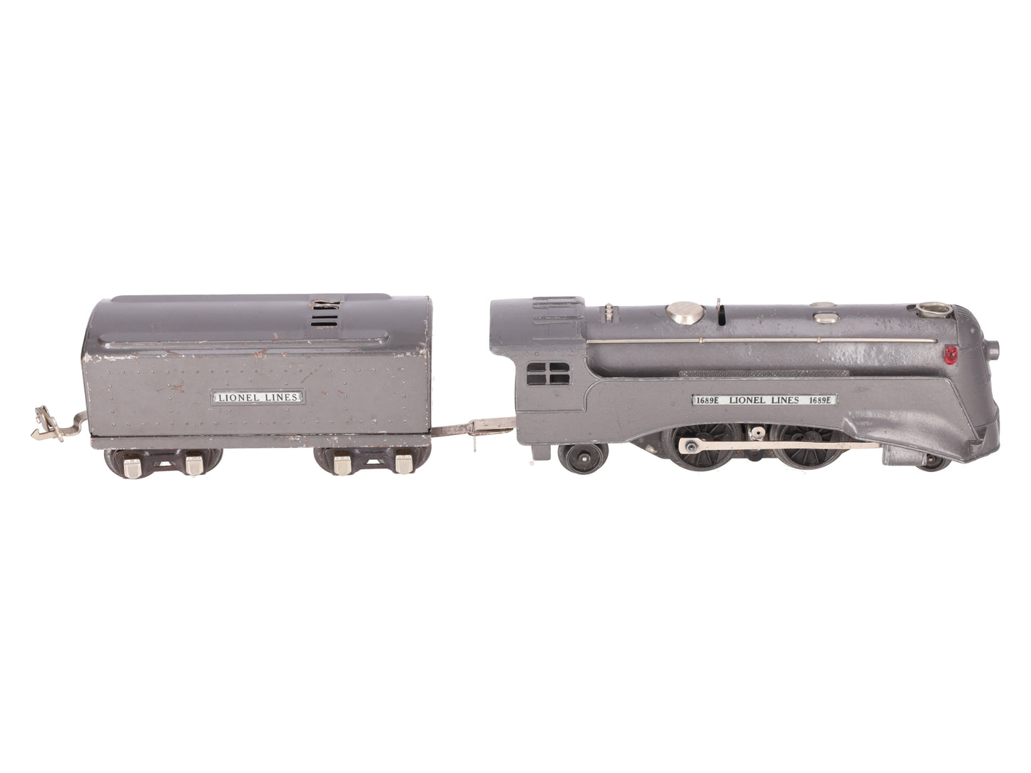 Lionel 1689E Vintage O Steam Locomotive & Tender VG