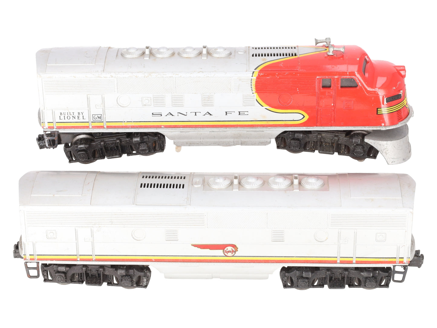 Lionel 2243 Vintage O Santa Fe F-3 AB Diesel Set VG