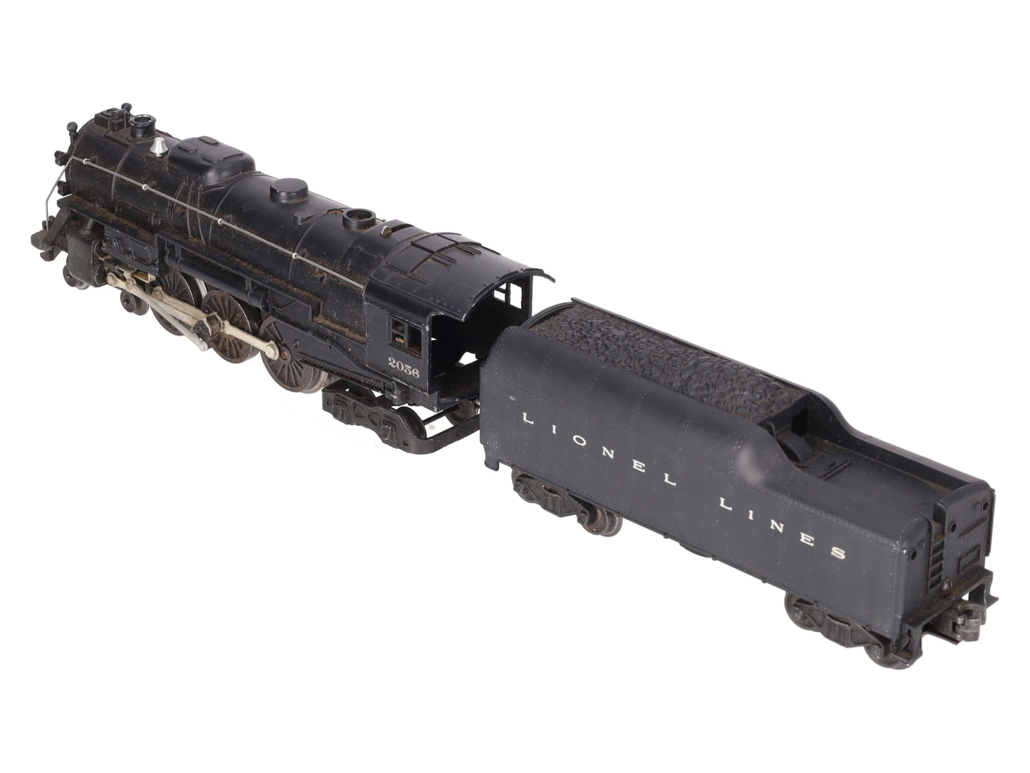 Lionel 2056 Vintage O 4-6-4 Steam Locomotive w/2046W Tender VG