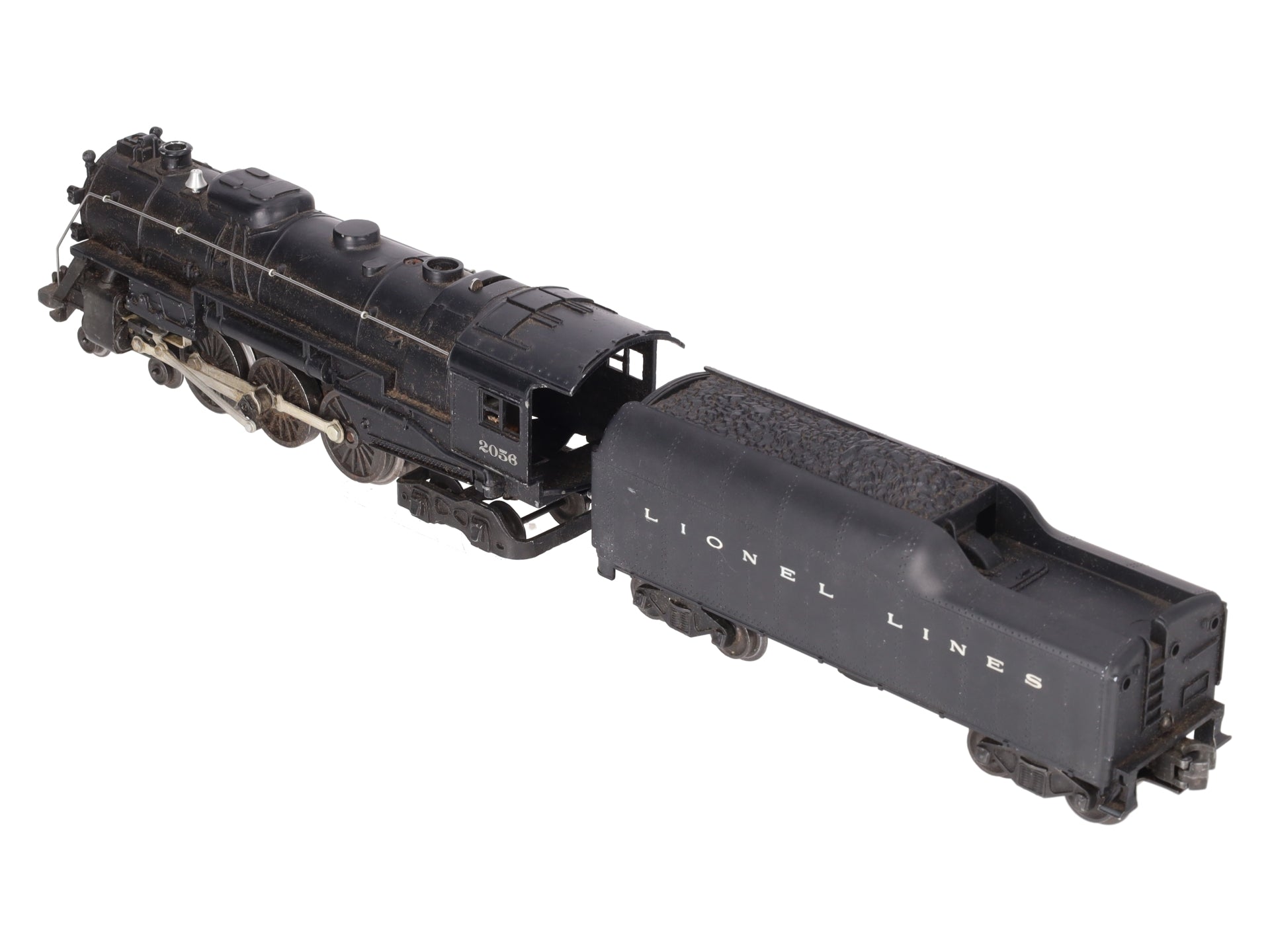Lionel 2056 Vintage O 4-6-4 Steam Locomotive w/2046W Tender VG