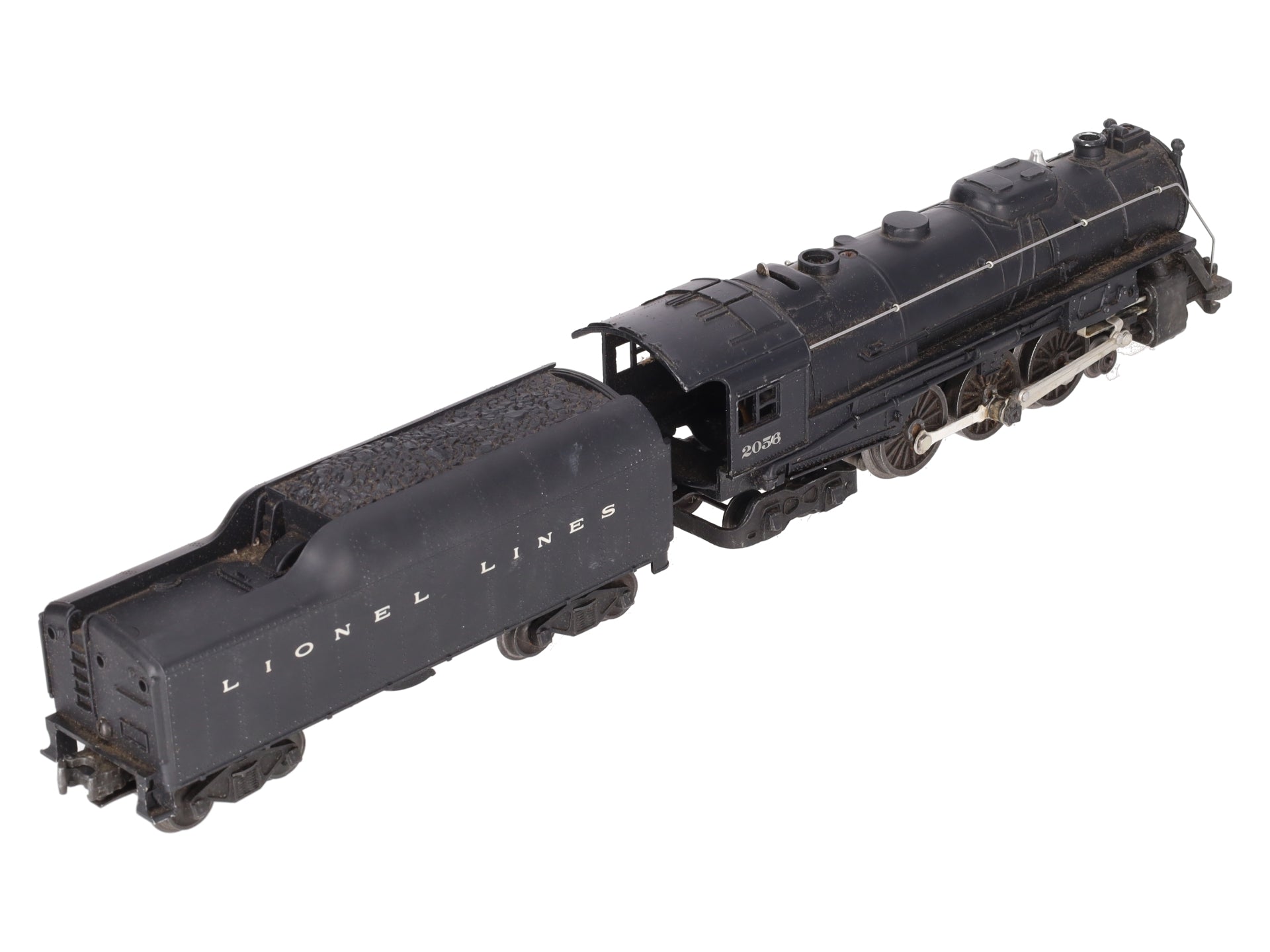 Lionel 2056 Vintage O 4-6-4 Steam Locomotive w/2046W Tender VG