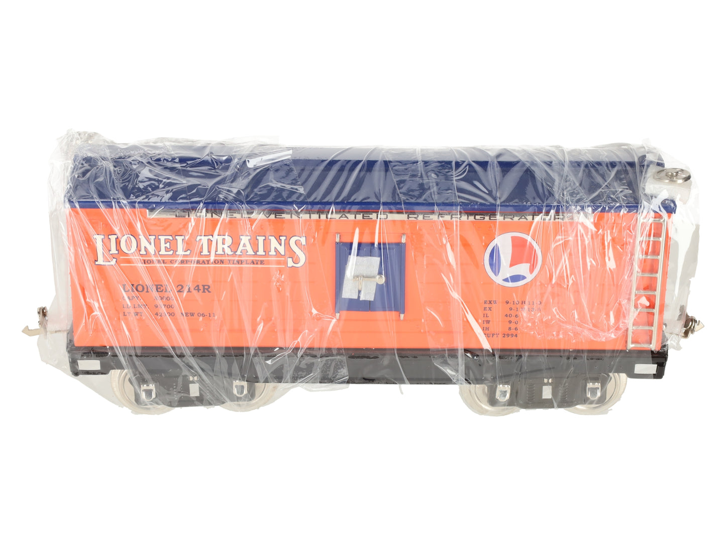 MTH 11-30105 Standard Gauge Lionel Lines Reefer Car #214R LN