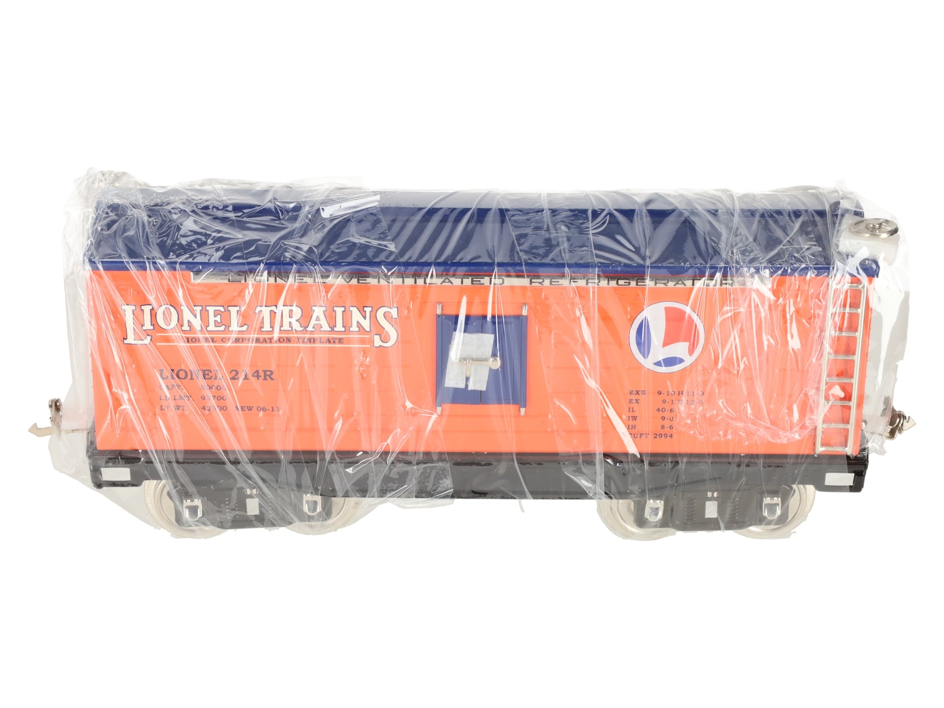 MTH 11-30105 Standard Gauge Lionel Lines Reefer Car #214R LN