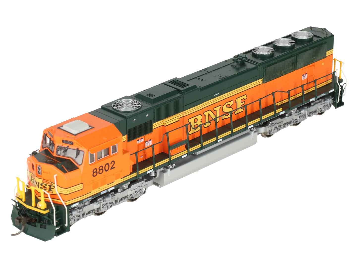 Kato 37-6451 HO BNSF Heritage II EMD SD70MAC Diesel Locomotive #8802 EX/Box