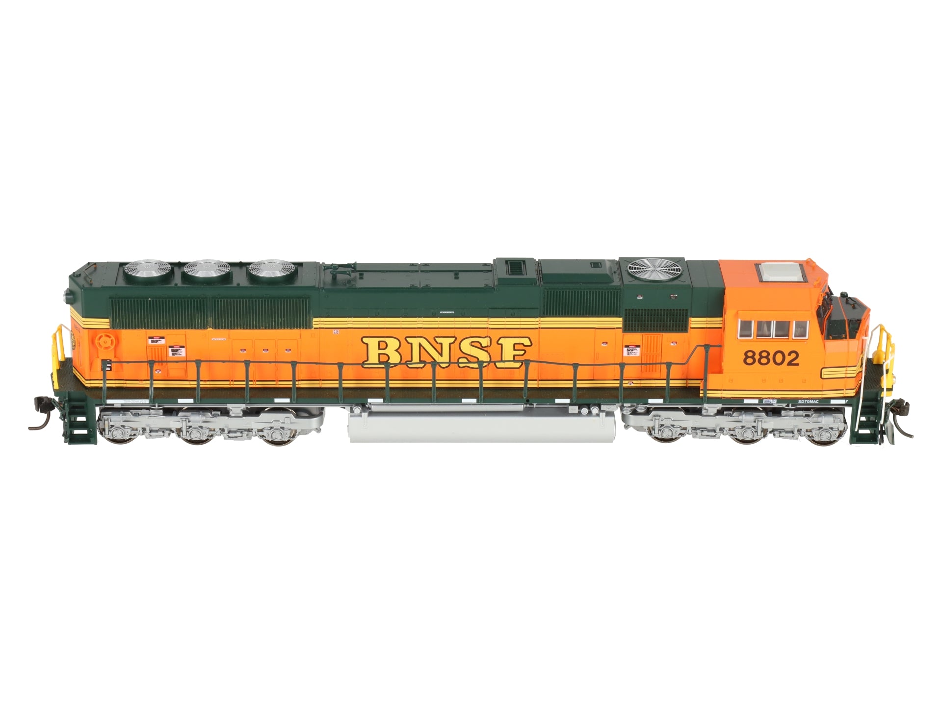 Kato 37-6451 HO BNSF Heritage II EMD SD70MAC Diesel Locomotive #8802 EX/Box