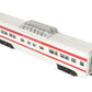 Lionel 2562 Vintage O Santa Fe Regal Pass Red Stripe Aluminum Vista Dome Car VG