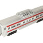 Lionel 2562 Vintage O Santa Fe Regal Pass Red Stripe Aluminum Vista Dome Car VG