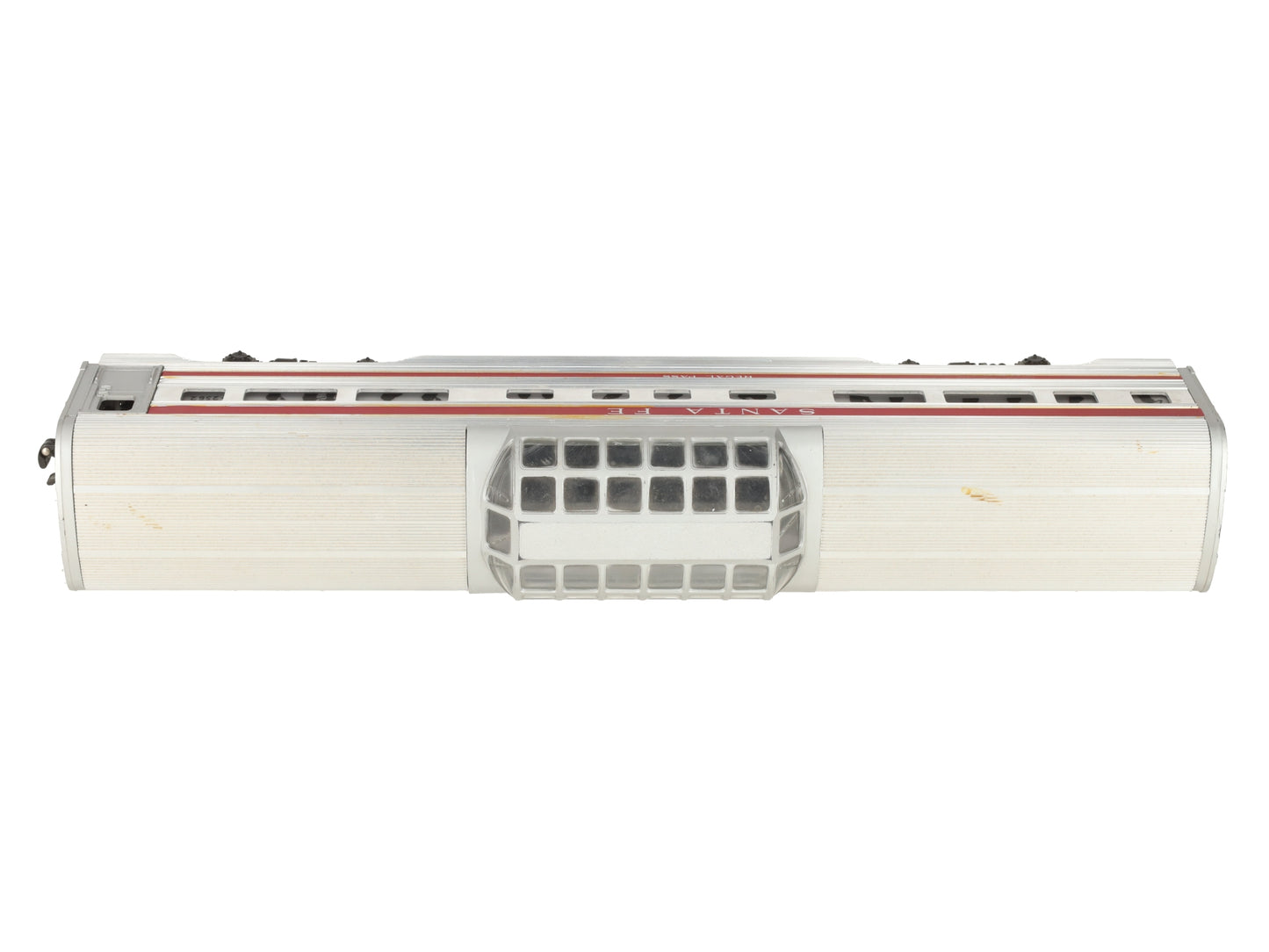 Lionel 2562 Vintage O Santa Fe Regal Pass Red Stripe Aluminum Vista Dome Car VG