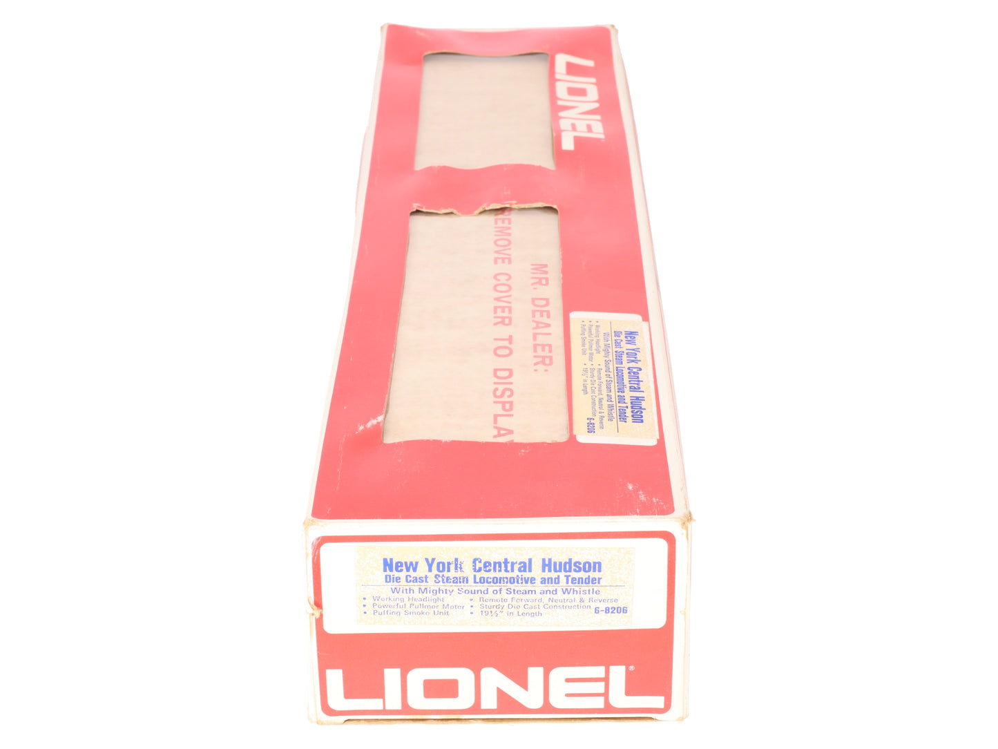 Lionel 6-8206 O Gauge New York Central Hudson 4-6-4 Steam Locomotive & Tender EX/Box