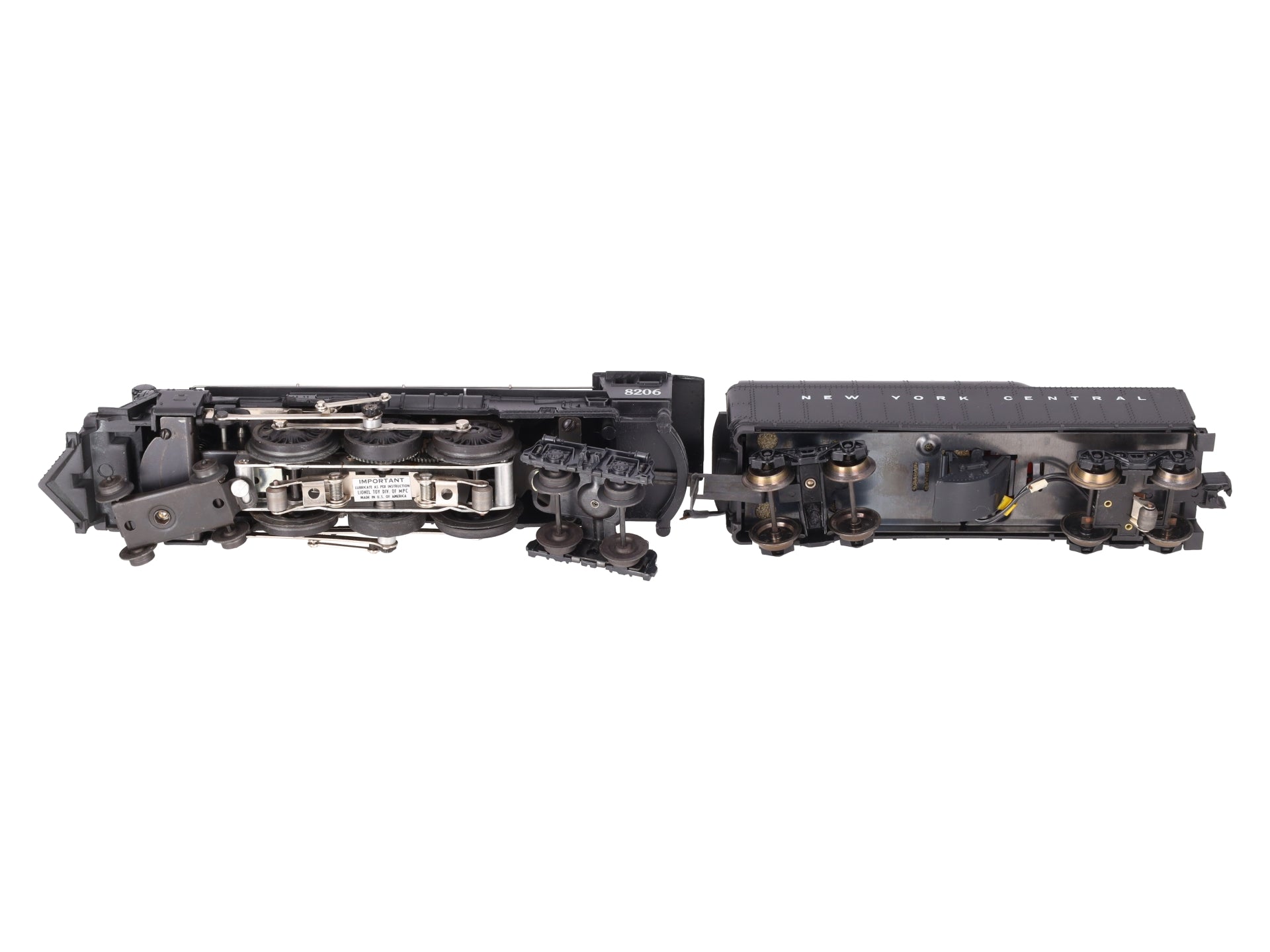 Lionel 6-8206 O Gauge New York Central Hudson 4-6-4 Steam Locomotive & Tender EX/Box