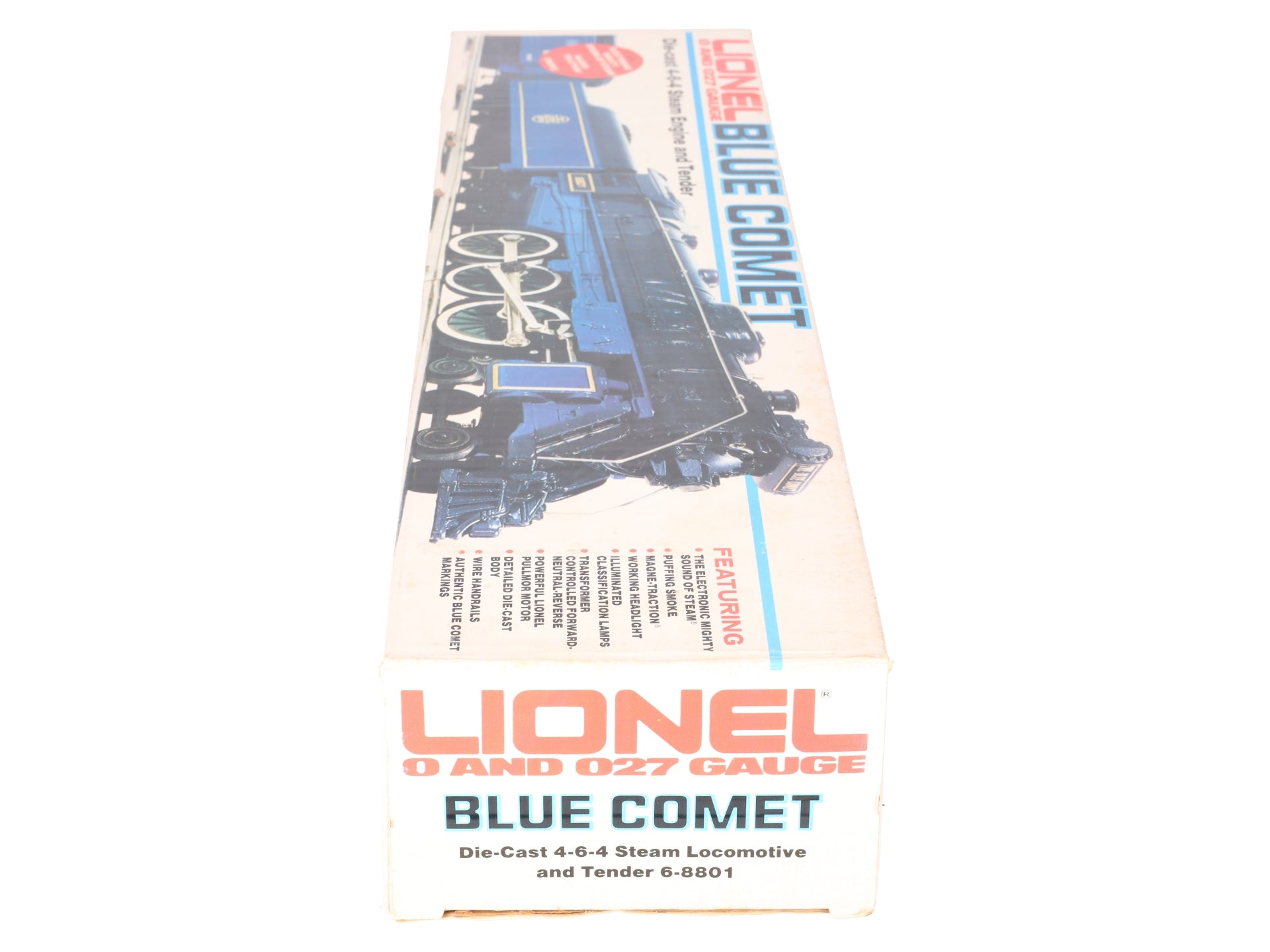 Lionel 6-8801 O Gauge CNJ Blue Comet 4-6-4 Steam Locomotive & Tender #8801 VG/Box