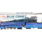 Lionel 6-8801 O Gauge CNJ Blue Comet 4-6-4 Steam Locomotive & Tender #8801 VG/Box