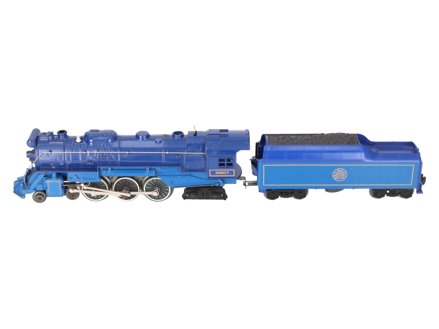 Lionel 6-8801 O Gauge CNJ Blue Comet 4-6-4 Steam Locomotive & Tender #8801 VG/Box