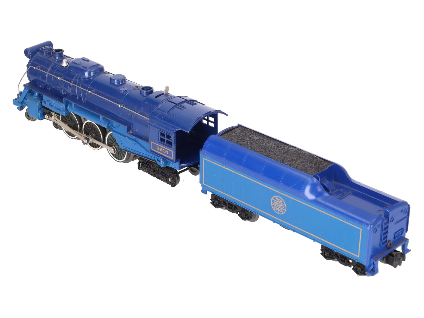Lionel 6-8801 O Gauge CNJ Blue Comet 4-6-4 Steam Locomotive & Tender #8801 VG/Box