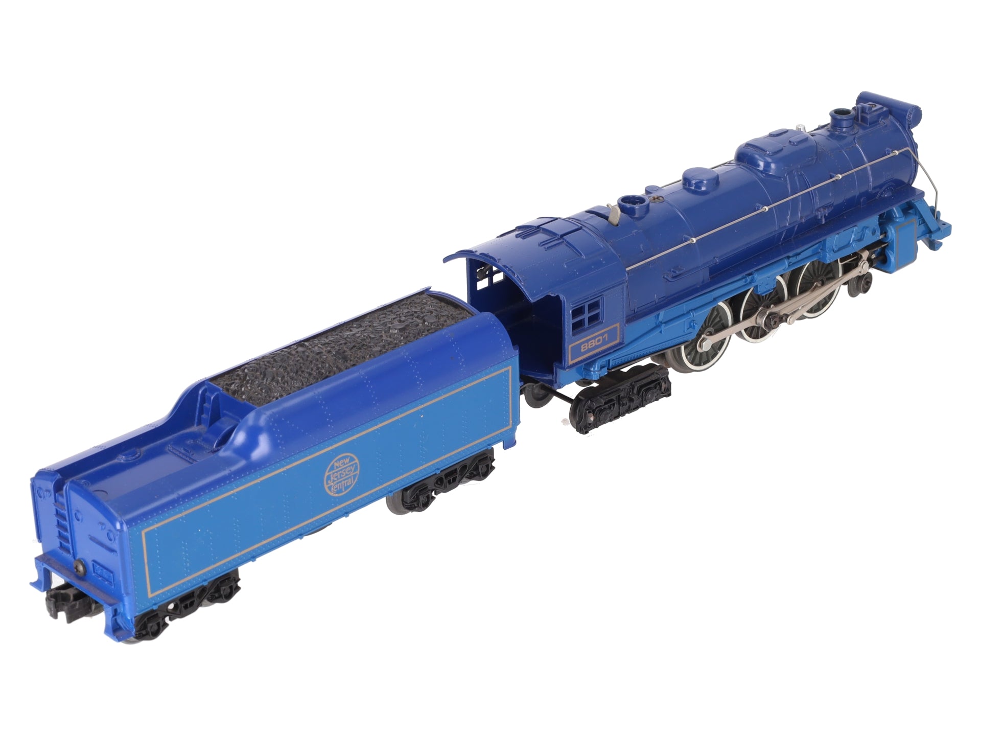 Lionel 6-8801 O Gauge CNJ Blue Comet 4-6-4 Steam Locomotive & Tender #8801 VG/Box