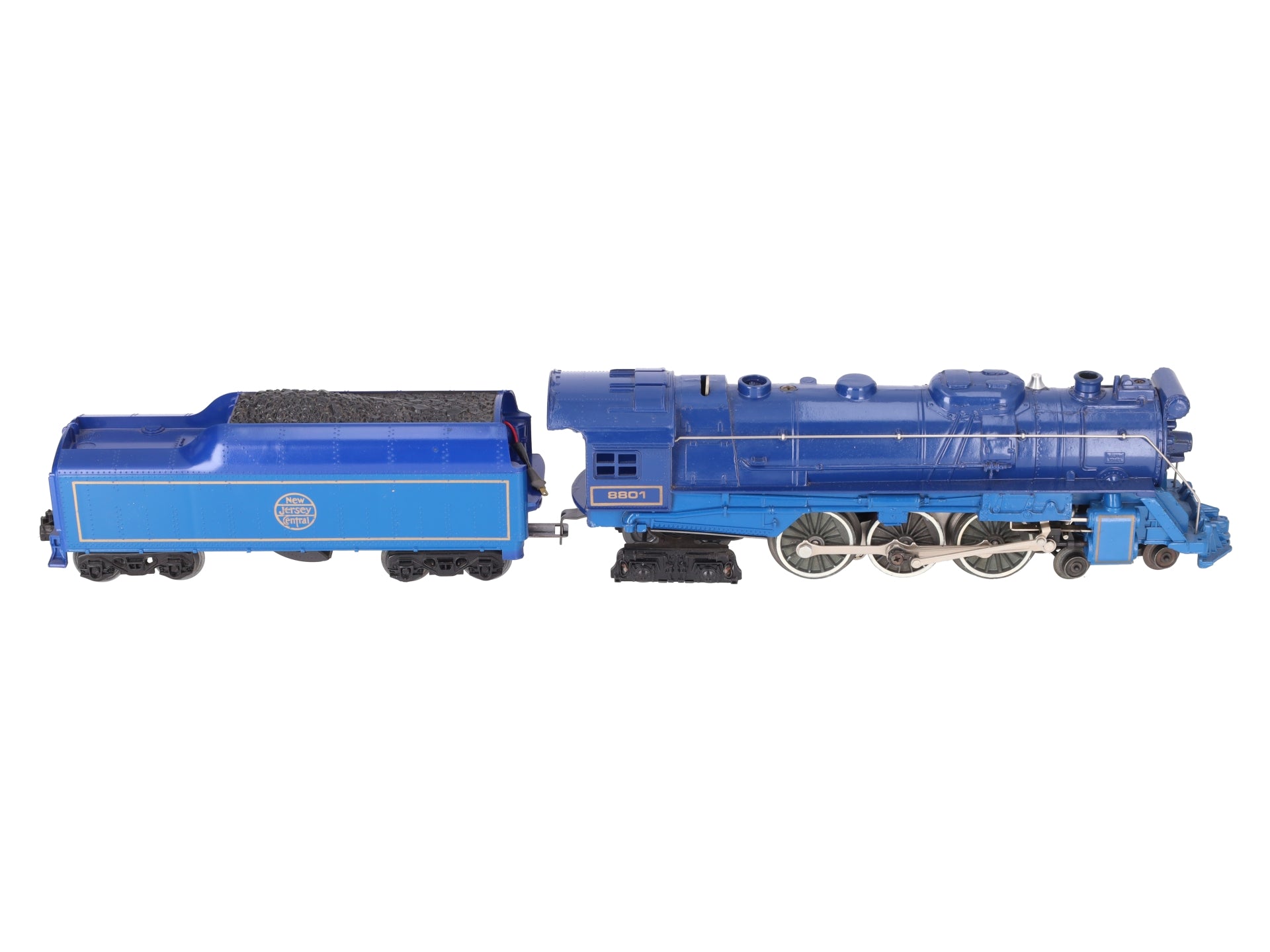 Lionel 6-8801 O Gauge CNJ Blue Comet 4-6-4 Steam Locomotive & Tender #8801 VG/Box