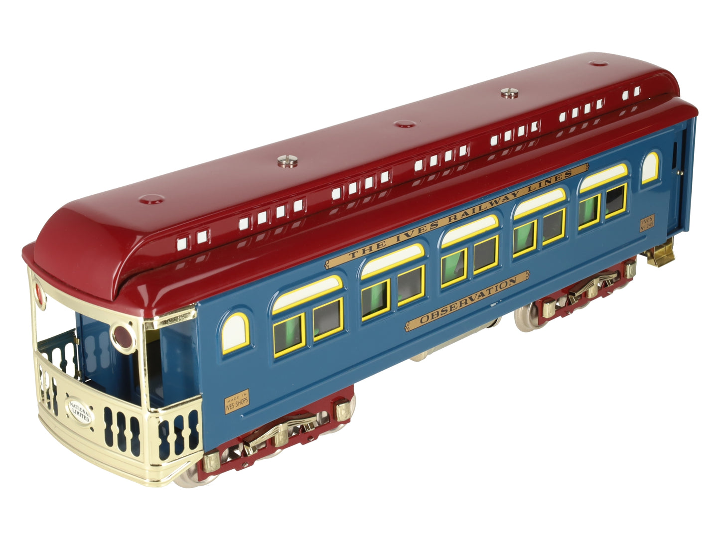 MTH 10-5086 D Std Gauge Ives 240 Series Observation Car #249 EX