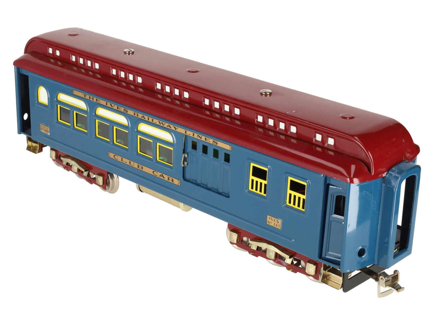 MTH 10-1144A Standard Gauge "The Ives Railway Lines" Club Coach Car #247 EX