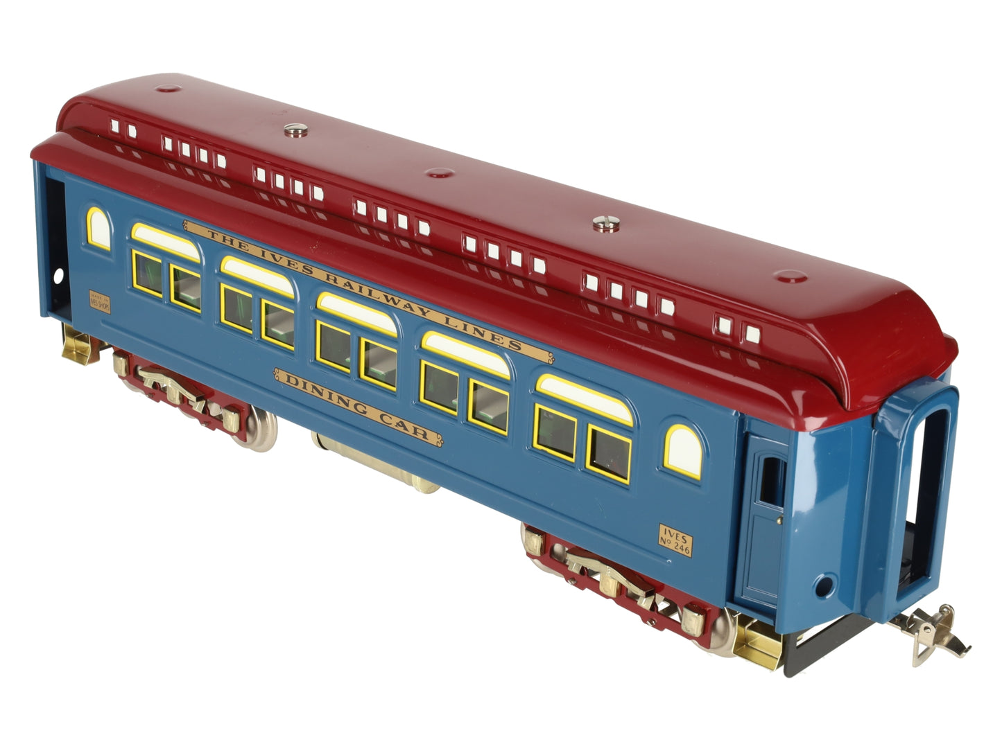 MTH 10-1144B Standard Gauge Ives Railway Lines Dining Car #246 EX