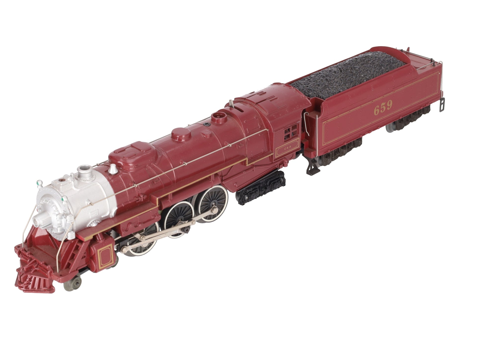 Lionel 6-8101 O Gauge Chicago & Alton 4-6-4 Steam Locomotive & Tender #659 EX/Box