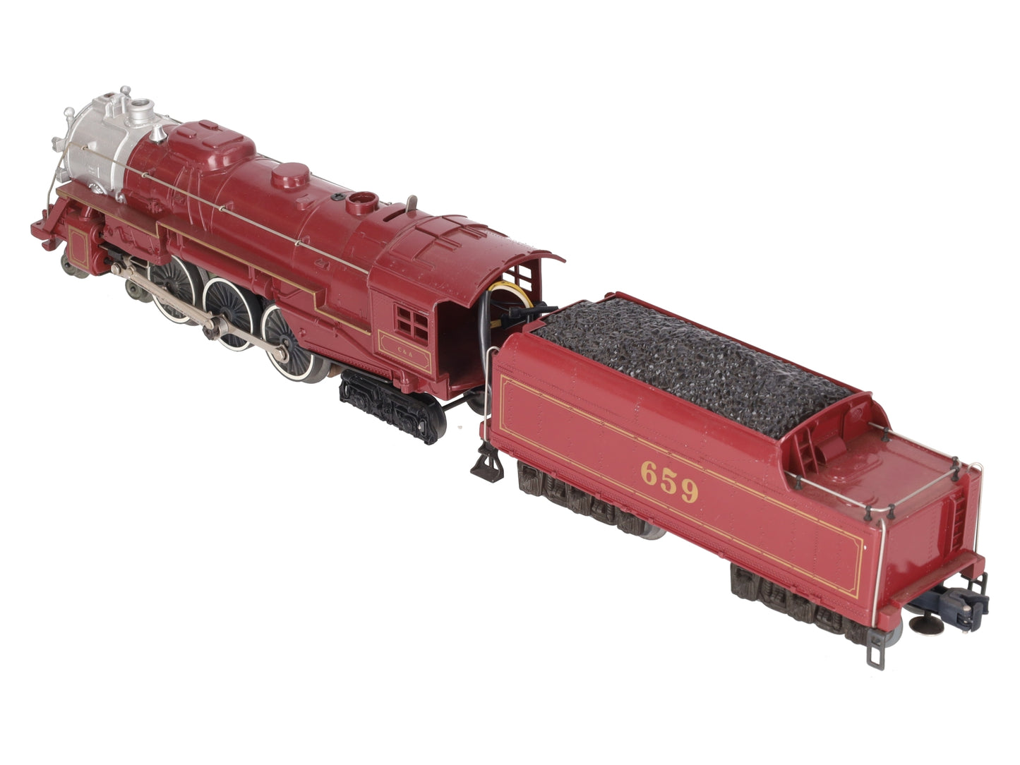 Lionel 6-8101 O Gauge Chicago & Alton 4-6-4 Steam Locomotive & Tender #659 EX/Box