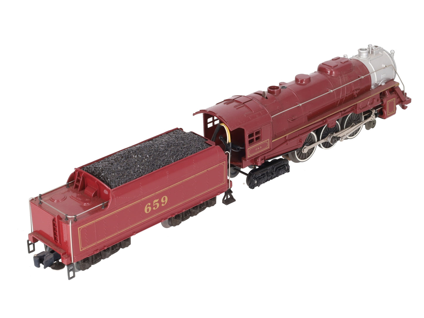 Lionel 6-8101 O Gauge Chicago & Alton 4-6-4 Steam Locomotive & Tender #659 EX/Box