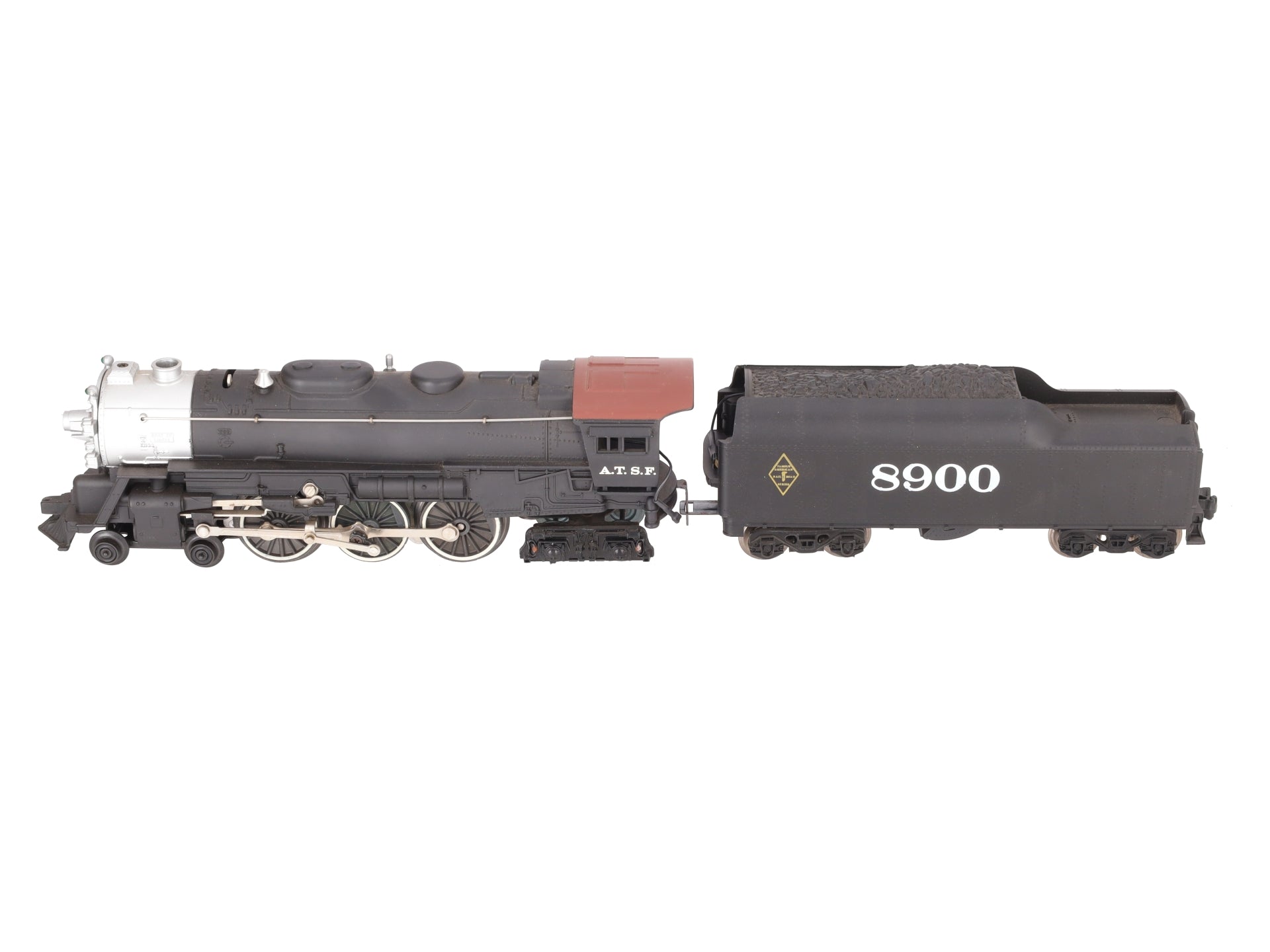 Lionel 6-8900 O Gauge ATSF 4-6-4 Steam Locomotive & Tender #8900 VG/Box