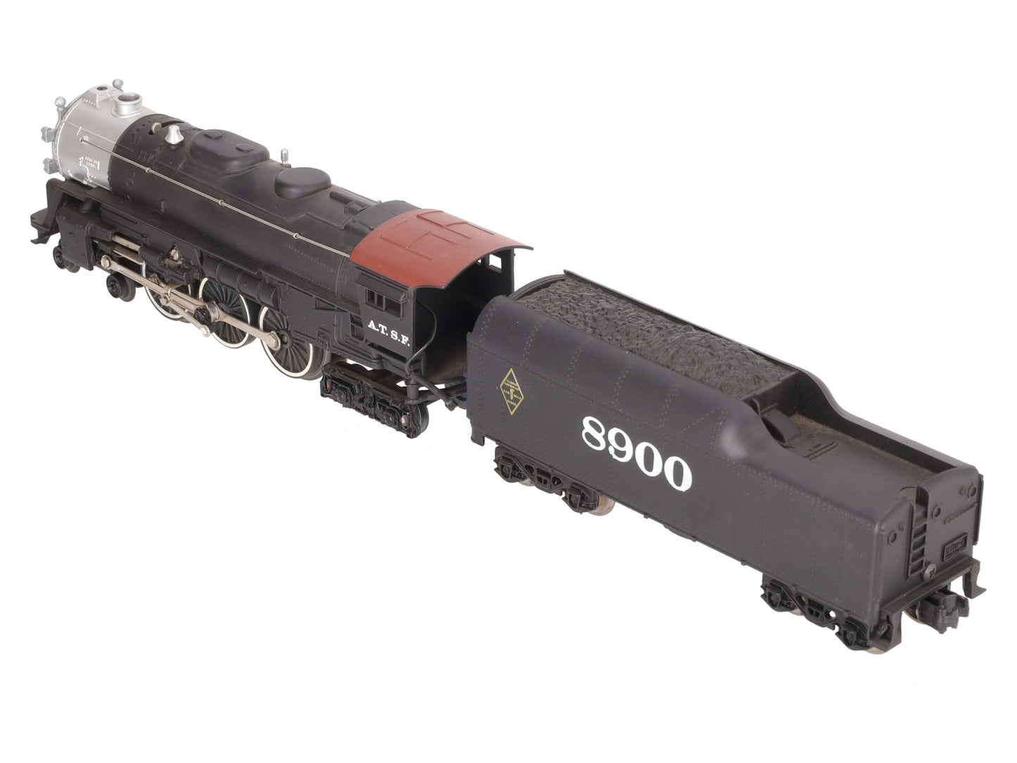 Lionel 6-8900 O Gauge ATSF 4-6-4 Steam Locomotive & Tender #8900 VG/Box