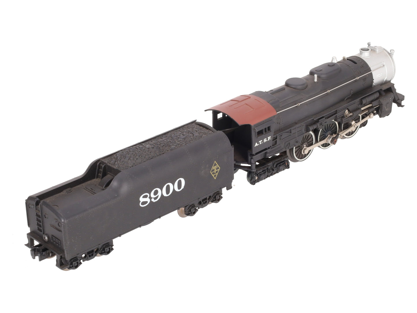 Lionel 6-8900 O Gauge ATSF 4-6-4 Steam Locomotive & Tender #8900 VG/Box