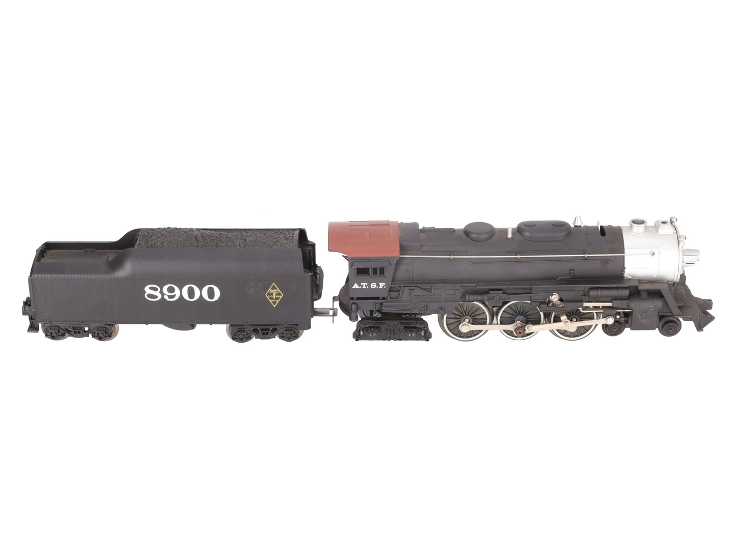 Lionel 6-8900 O Gauge ATSF 4-6-4 Steam Locomotive & Tender #8900 VG/Box
