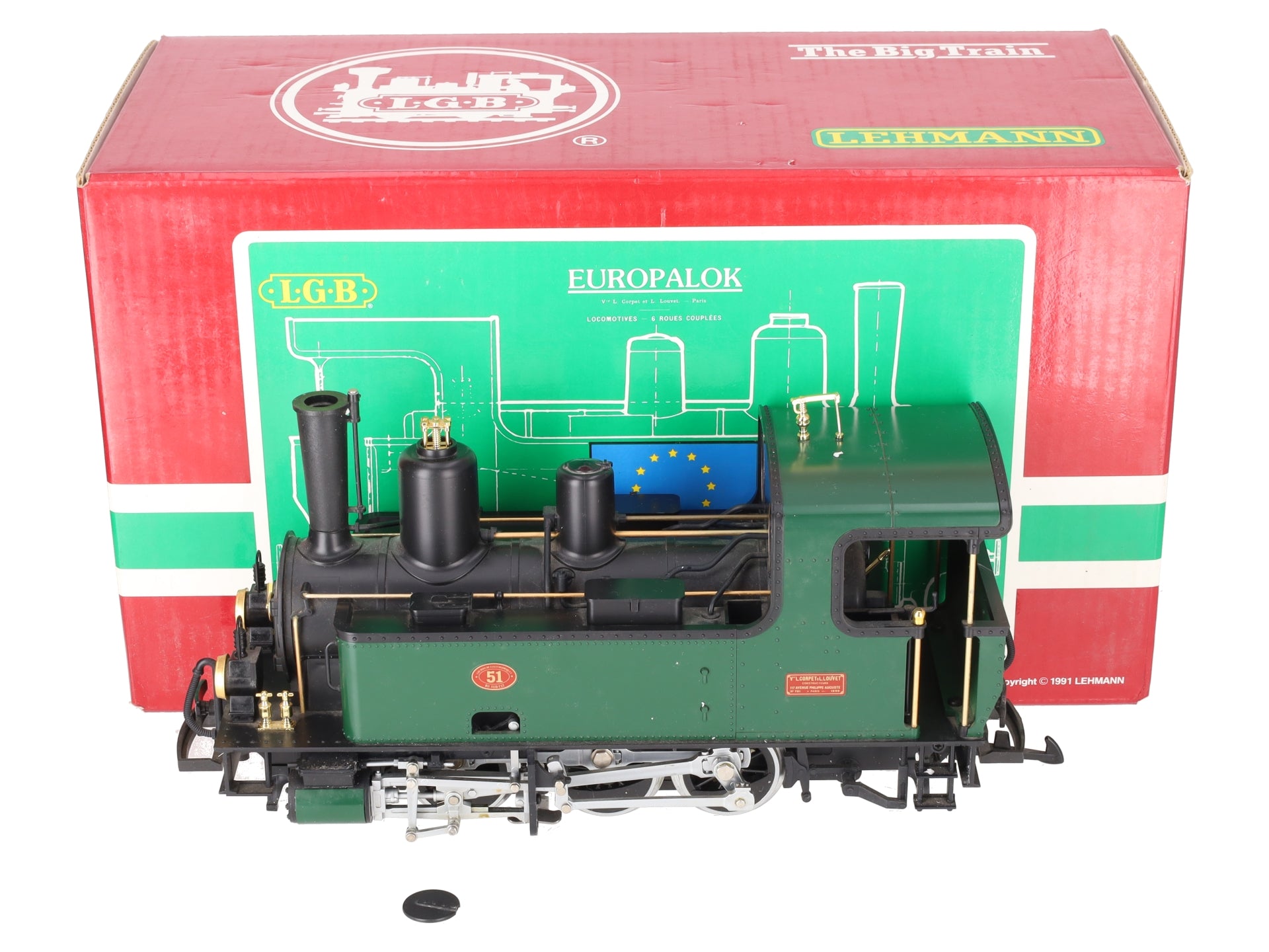 LGB 2078 G Scale 0-6-0 Steam Locomotive EX/Box