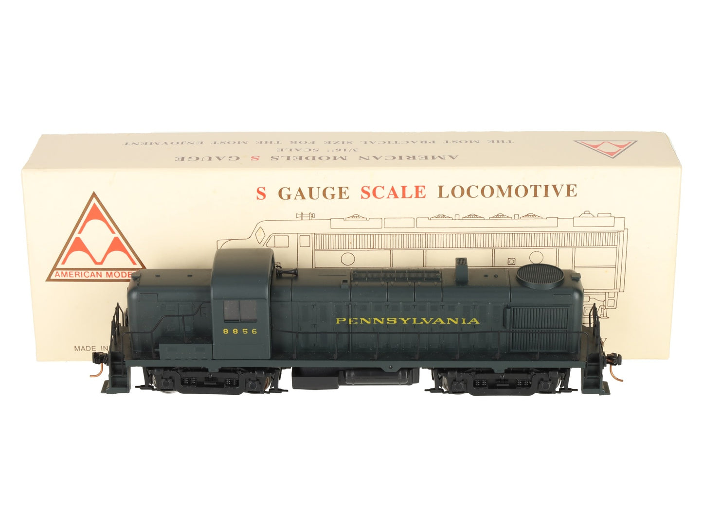 American Models 8856 S Scale PRR R-3 Diesel Locomotive #8856 LN/Box